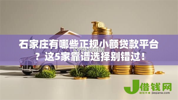 石家庄有哪些正规小额贷款平台？这5家靠谱选择别错过！