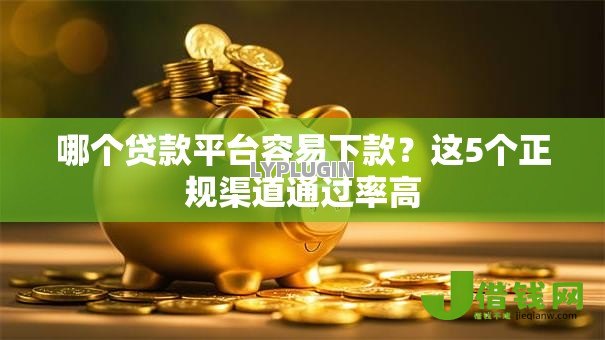 哪个贷款平台容易下款？这5个正规渠道通过率高