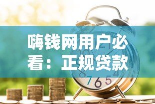 嗨钱网用户必看：正规贷款平台推荐及申请攻略