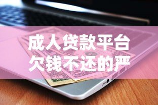 成人贷款平台欠钱不还的严重后果及应对方法