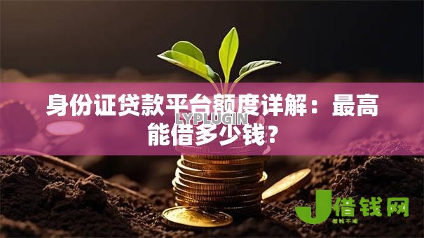 身份证贷款平台额度详解:最高能借多少钱? 身份证贷款平台额度详解:最高能借多少钱?