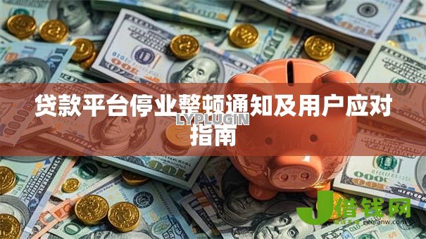 贷款平台停业整顿通知及用户应对指南