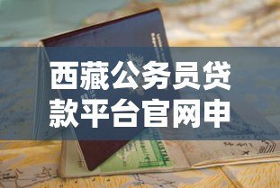 西藏公务员贷款平台官网申请指南：条件、流程与注意事项