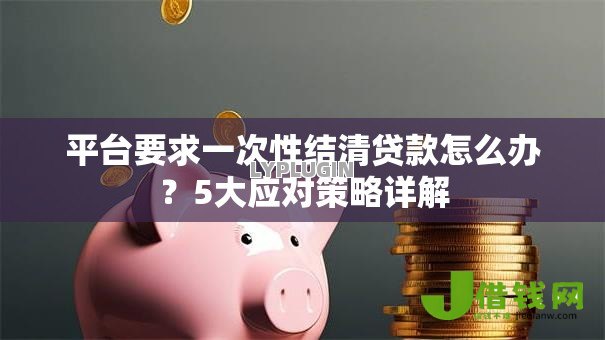 平台要求一次性结清贷款怎么办?5大应对策略详解 平台要求一次性结清贷款怎么办?5大应对策略详解