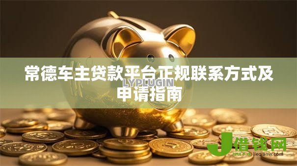 常德车主贷款平台正规联系方式及申请指南