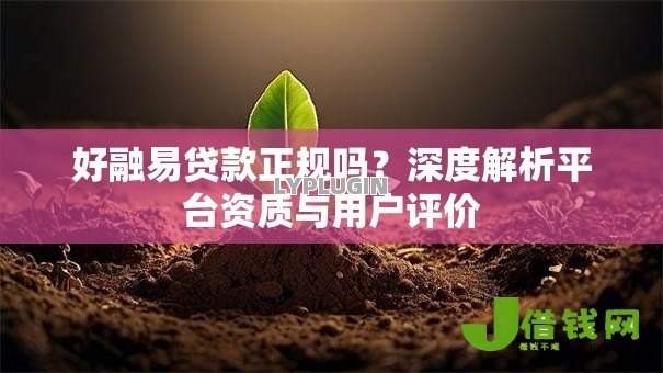 好融易贷款正规吗？深度解析平台资质与用户评价