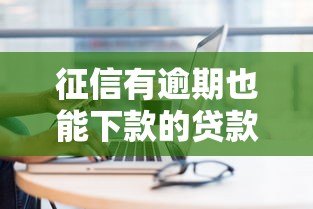 征信有逾期也能下款的贷款平台推荐 征信有逾期也能下款的贷款平台推荐