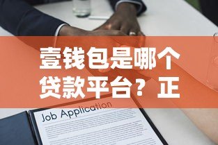 壹钱包是哪个贷款平台?正规贷款平台解析与使用指南 壹钱包是哪个贷款平台?正规贷款平台解析与使用指南