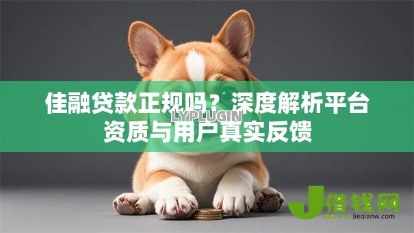 佳融贷款正规吗？深度解析平台资质与用户真实反馈
