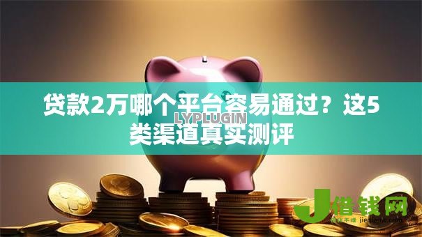 贷款2万哪个平台容易通过？这5类渠道真实测评