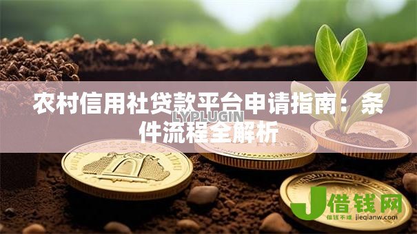 农村信用社贷款平台申请指南：条件流程全解析