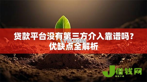 贷款平台没有第三方介入靠谱吗?优缺点全解析 贷款平台没有第三方介入靠谱吗?优缺点全解析