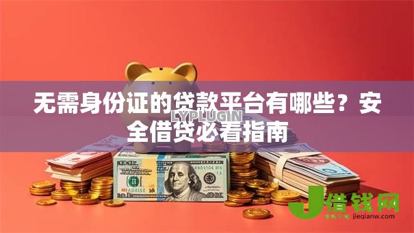 无需身份证的贷款平台有哪些?安全借贷必看指南 无需身份证的贷款平台有哪些?安全借贷必看指南