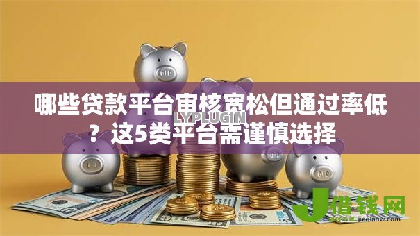 哪些贷款平台审核宽松但通过率低？这5类平台需谨慎选择