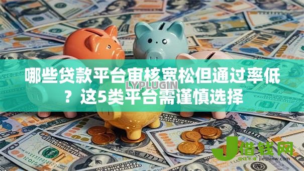 哪些贷款平台审核宽松但通过率低？这5类平台需谨慎选择