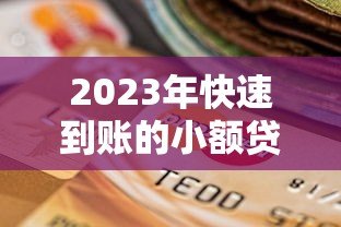 2023年快速到账的小额贷款平台推荐  正规靠谱选择指南