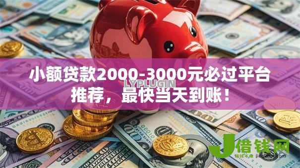 小额贷款2000-3000元必过平台推荐，最快当天到账！