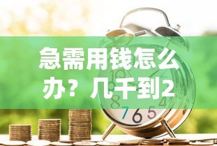 急需用钱怎么办?几千到2万的小额贷款平台推荐 急需用钱怎么办?几千到2万的小额贷款平台推荐