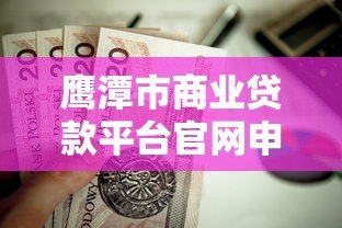 鹰潭市商业贷款平台官网申请指南及注意事项