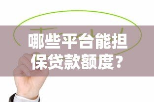 哪些平台能担保贷款额度?这6类机构值得关注 哪些平台能担保贷款额度?这6类机构值得关注