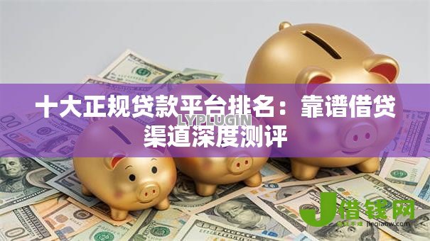 十大正规贷款平台排名：靠谱借贷渠道深度测评