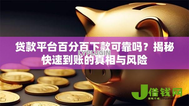 贷款平台百分百下款可靠吗？揭秘快速到账的真相与风险