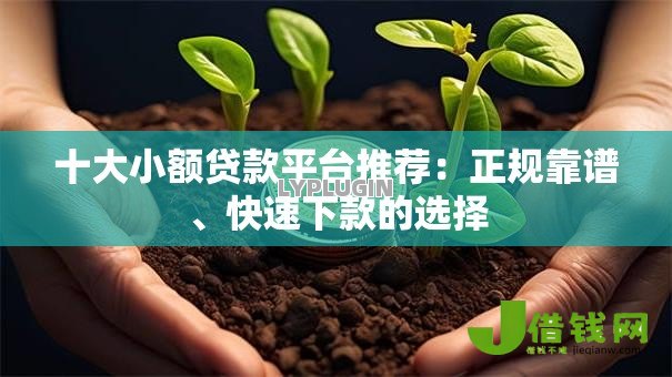 十大小额贷款平台推荐:正规靠谱、快速下款的选择 十大小额贷款平台推荐:正规靠谱、快速下款的选择