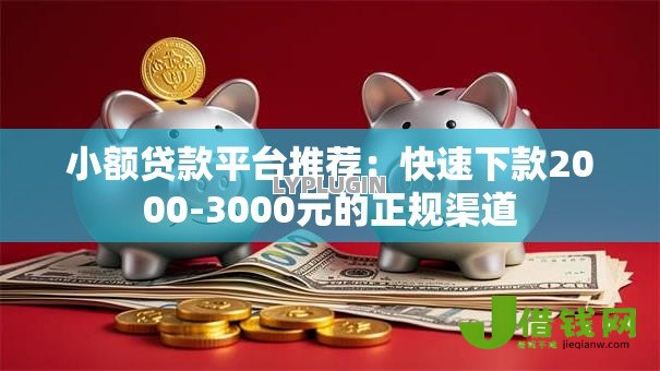 小额贷款平台推荐：快速下款2000-3000元的正规渠道