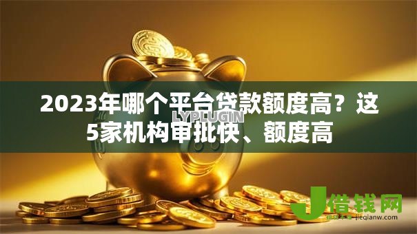 2023年哪个平台贷款额度高？这5家机构审批快、额度高