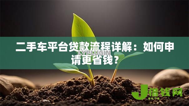 二手车平台贷款流程详解：如何申请更省钱？
