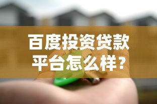 百度投资贷款平台怎么样？真实测评与用户反馈全解析