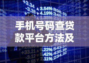 手机号码查贷款平台方法及风险防范指南 手机号码查贷款平台方法及风险防范指南