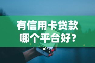 有信用卡贷款哪个平台好？2023年十大靠谱平台推荐
