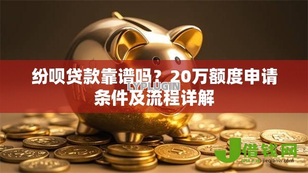 纷呗贷款靠谱吗？20万额度申请条件及流程详解