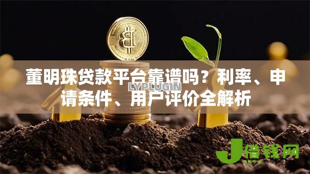 董明珠贷款平台靠谱吗？利率、申请条件、用户评价全解析