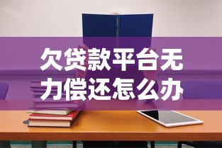 欠贷款平台无力偿还怎么办？5个解决办法必看