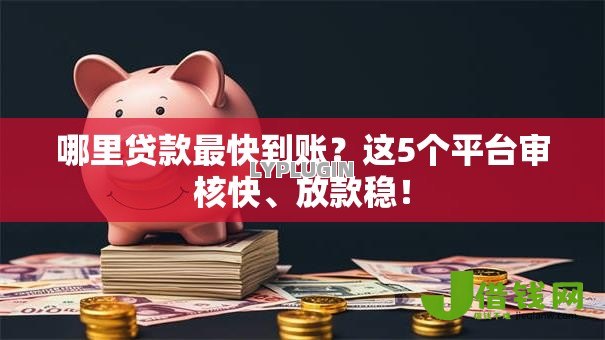 哪里贷款最快到账?这5个平台审核快、放款稳! 哪里贷款最快到账?这5个平台审核快、放款稳!
