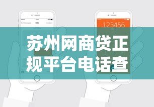 苏州网商贷正规平台电话查询及贷款申请指南