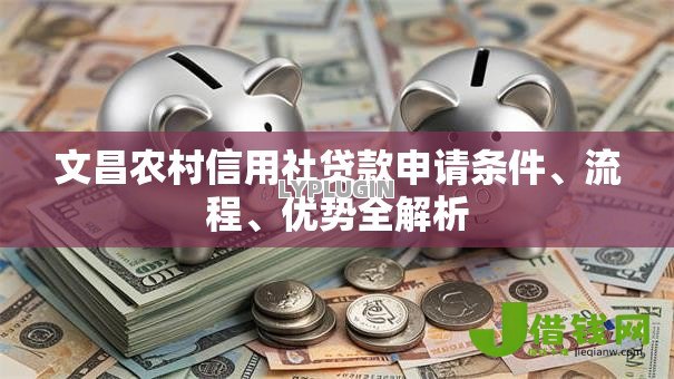 文昌农村信用社贷款申请条件、流程、优势全解析