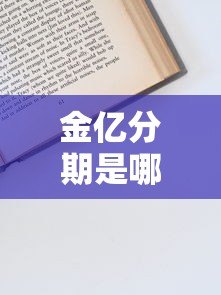 金亿分期是哪个贷款平台?资质查询、产品特点及申请流程全解析 金亿分期是哪个贷款平台?资质查询、产品特点及申请流程全解析
