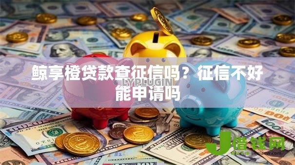 鲸享橙贷款查征信吗?征信不好能申请吗 鲸享橙贷款查征信吗?征信不好能申请吗