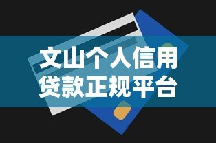 文山个人信用贷款正规平台推荐及申请全攻略