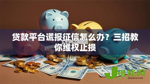 贷款平台谎报征信怎么办?三招教你维权止损 贷款平台谎报征信怎么办?三招教你维权止损