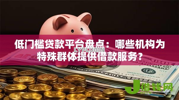低门槛贷款平台盘点：哪些机构为特殊群体提供借款服务？