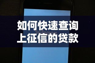 如何快速查询上征信的贷款平台？这5个方法超实用