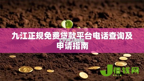 九江正规免费贷款平台电话查询及申请指南 九江正规免费贷款平台电话查询及申请指南
