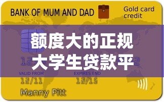 额度大的正规大学生贷款平台推荐及申请指南 额度大的正规大学生贷款平台推荐及申请指南
