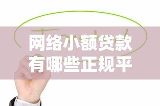 网络小额贷款有哪些正规平台？这10家值得关注