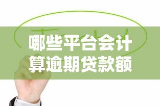 哪些平台会计算逾期贷款额度？常见机构解析