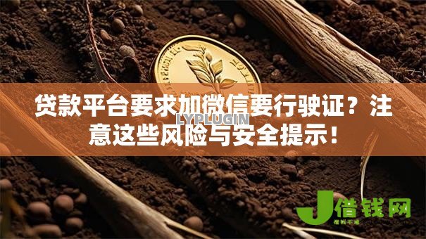 贷款平台要求加微信要行驶证?注意这些风险与安全提示! 贷款平台要求加微信要行驶证?注意这些风险与安全提示!